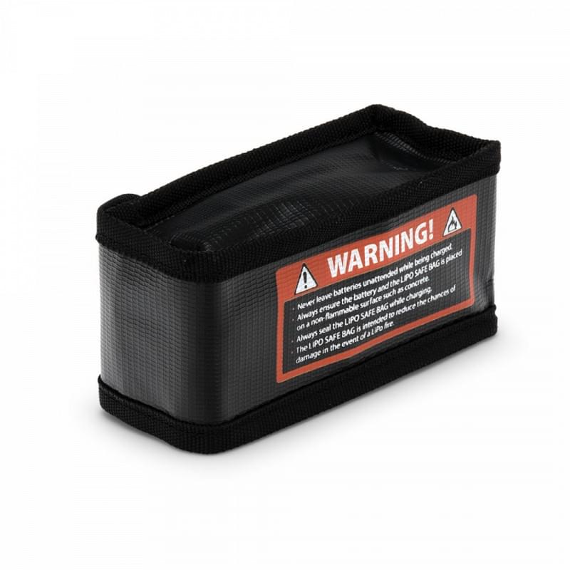 Sac de charge pour Batterie Lipo - 125x64x50mm - Safe lipo bag - Breizh Modélisme.