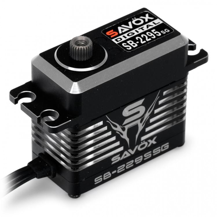 Savox Servo SB-2295SG Black Edition" 32Kg 0,06s 8.4V Métal" - Breizh Modélisme.