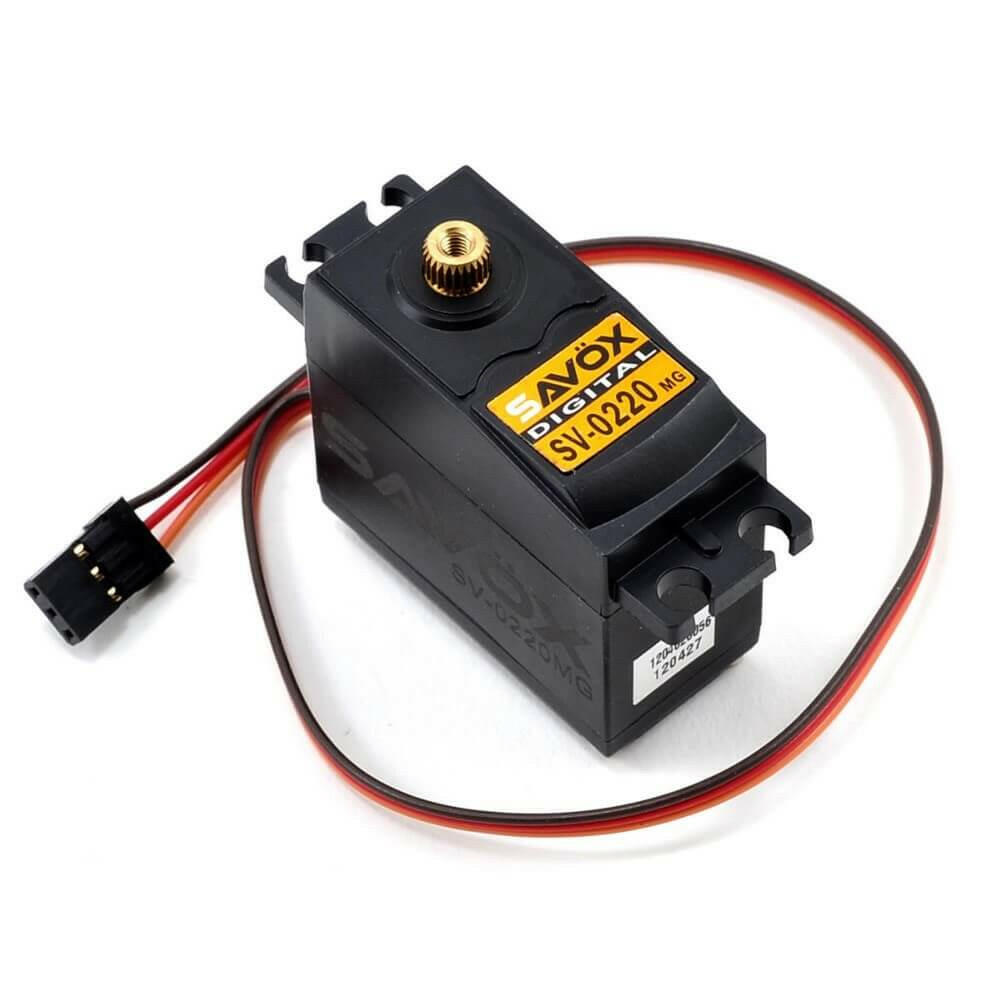 Servo SAV-SV0220MG+ Standard Digital 8kg pour Voitures 1/10 - Breizh Modélisme.