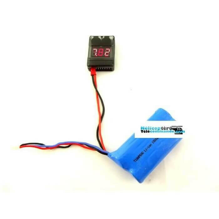 Testeur & Alarme Batterie LiPo/Li-on/LiFe 1-8S - Breizh Modélisme.
