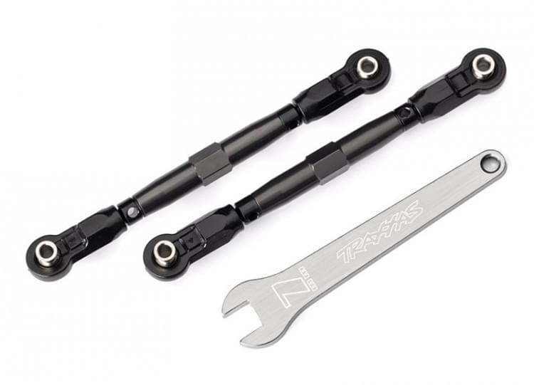 2 Biellettes Alu anodisé 88mm Avant Traxxas Maxx - Traxxas 8948-GRAY - Breizh Modélisme.