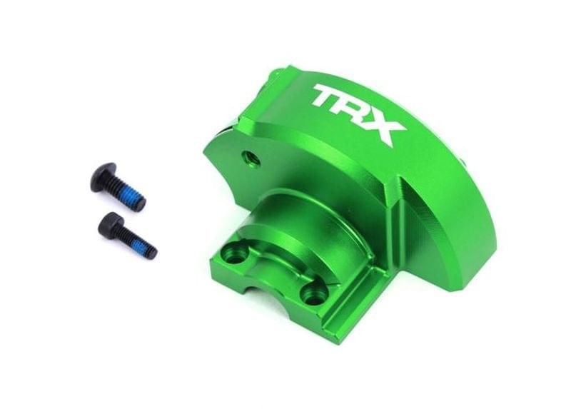 Couvercle de transmission anodisé vert Traxxas 10287 - Breizh Modélisme.