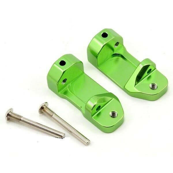 Etriers de fusées (30 degrés), vert aluminium - Traxxas 3632G - Breizh Modélisme.