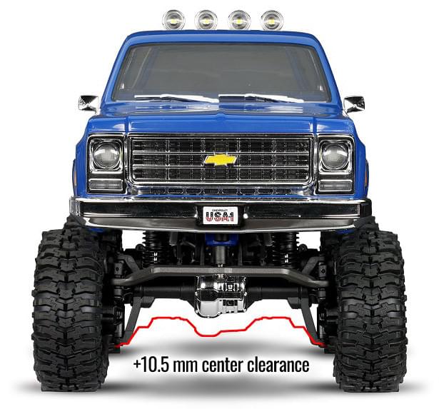 Kit d'essieu avant + arrière complet (réduction 2,56:1) pour TRX-4M - Traxxas 9843R - Breizh Modélisme.