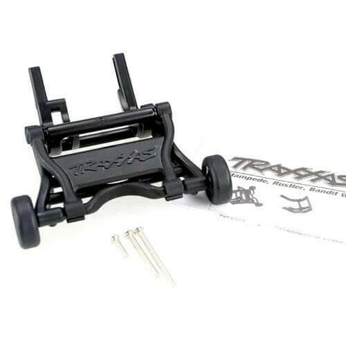Kit wheelie bar noir complet slash/stampede/rustler - Traxxas 3678 - Breizh Modélisme.