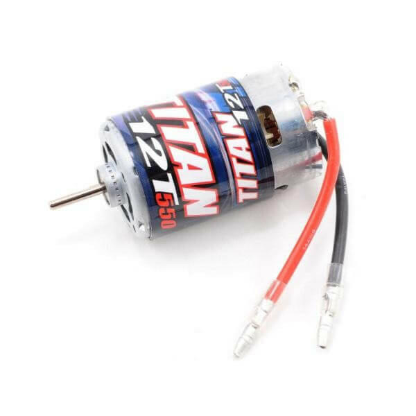Moteur Traxxas 3785 Titan 12T Type 550 Axe 3,175mm - Breizh Modélisme.