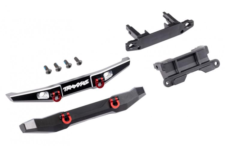 Pare-chocs aluminium avant et arrière Ford Bronco TRX-4M - Traxxas 9735X - Breizh Modélisme.
