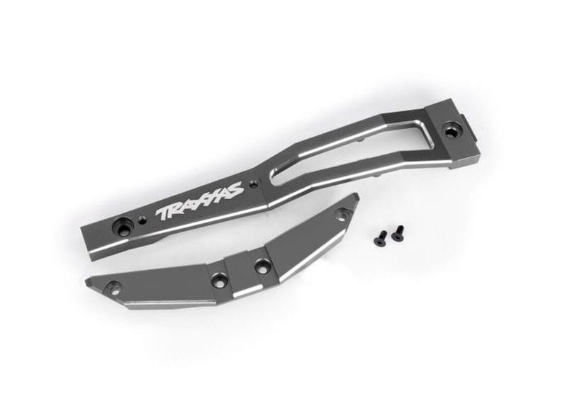 Renfort de chassis alu gris  Maxx Slash Traxxas - 10221 - Breizh Modélisme.