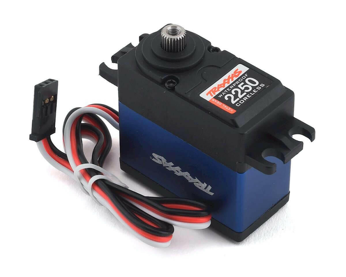 Servo Traxxas 2250 High Torque 24kg Digital étanche, pignons métal - Breizh Modélisme.