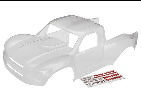 Traxxas 8511 Carrosserie transparente Desert Racer + autocollants - Breizh Modélisme.