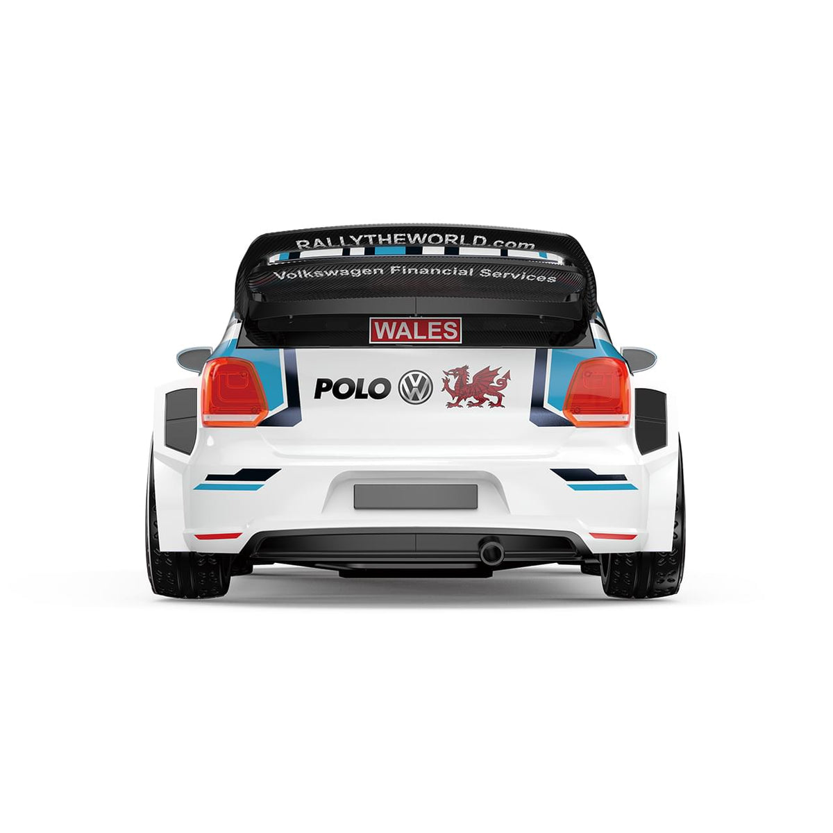 Voiture de rallye Volkswagen Polo R WRC 4WD MJX Hyper GO 7304 1/7
