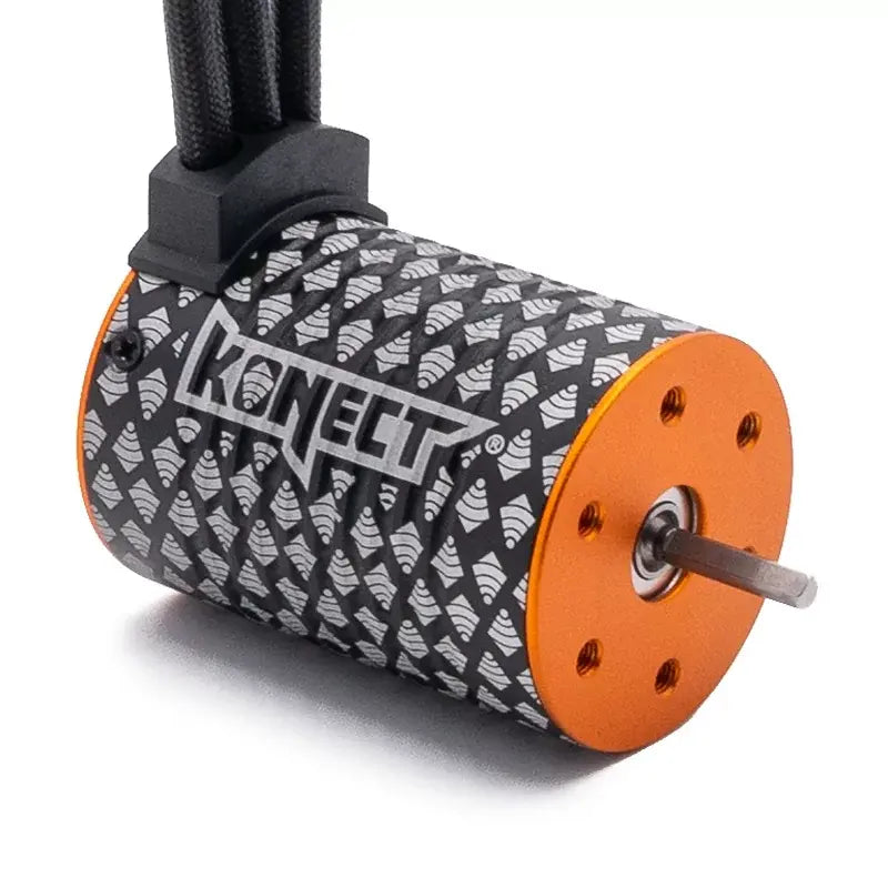 Moteur Brushless 1/10 taille 3650 3400kv - KN-3650SL-3400 - Breizh Modélisme.