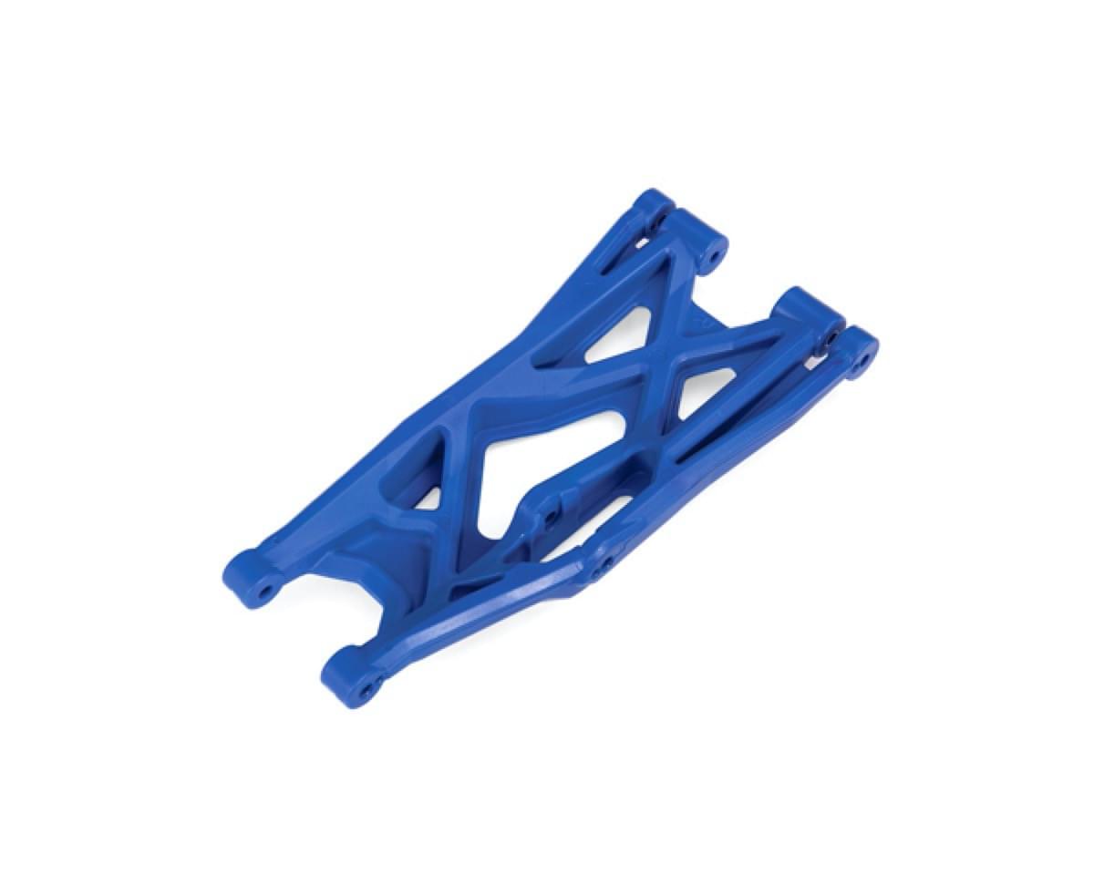 1 Triangle de suspension inférieur droit renforcés XMaxx - Traxxas 7830X Bleu - Breizh Modélisme.