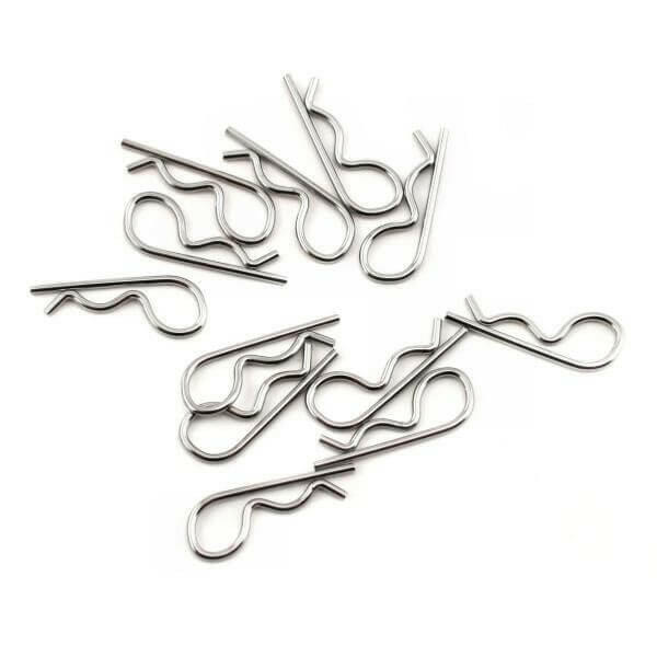 12 Clips de carrosserie Long. 26mm - 1/10 - Traxxas 3934 - Breizh Modélisme.