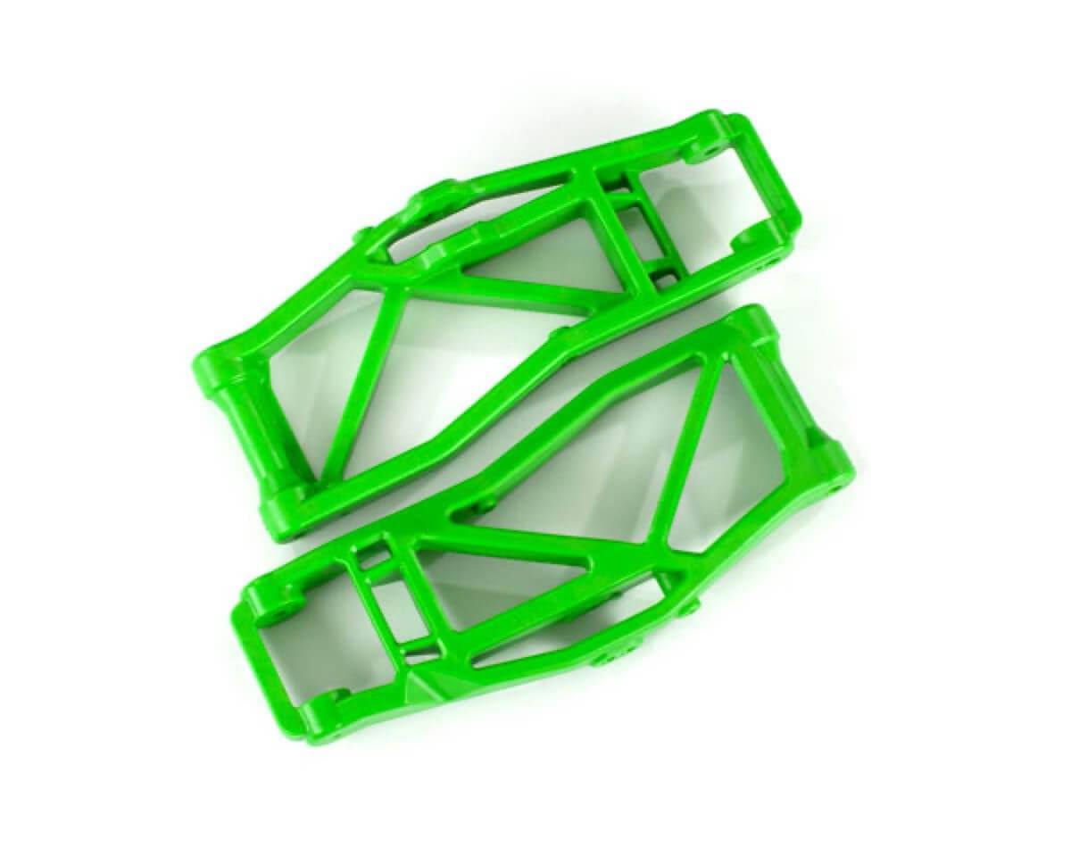 2 Triangles de suspension inférieur Traxxas 8999G WideMaxx vert - Breizh Modélisme.