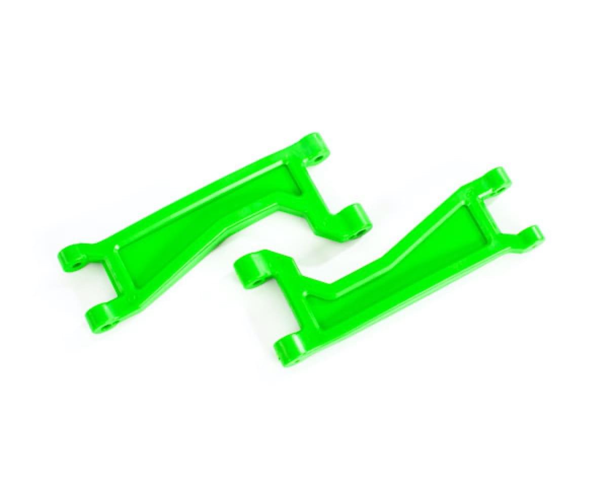 2 Triangles de suspension supérieur Large  Traxxas 8998G WideMaxx Vert - Breizh Modélisme.