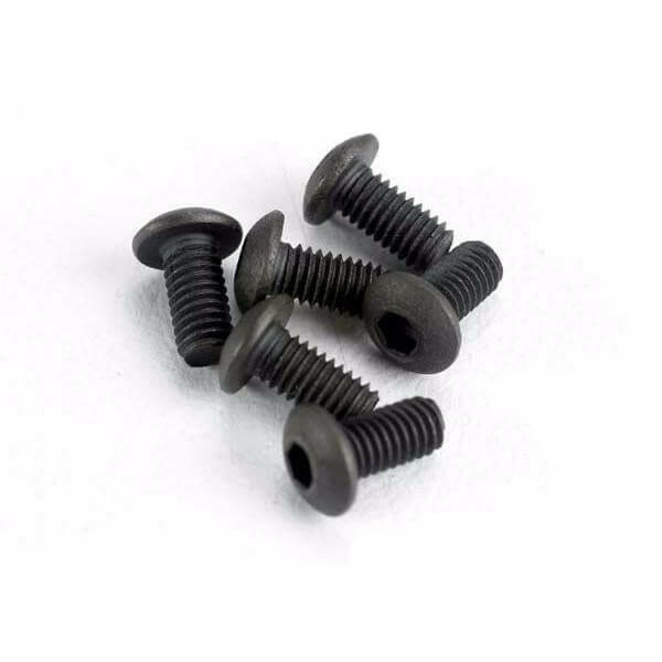 6 Vis BHC tête bombée M3x6 Traxxas 2575 - Breizh Modélisme.
