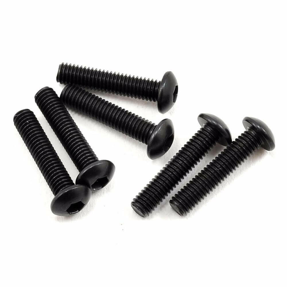 6 Vis BTR Tête bombée M3x14 Traxxas 2593 - Breizh Modélisme.