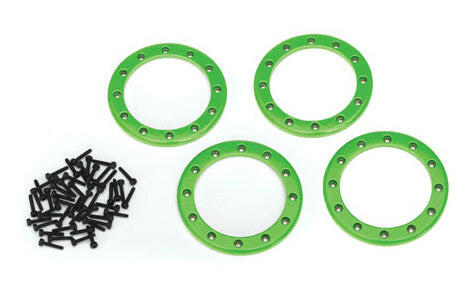 Beadlock 2.2 vert Alu (x4) - Traxxas 8168G" - Breizh Modélisme.