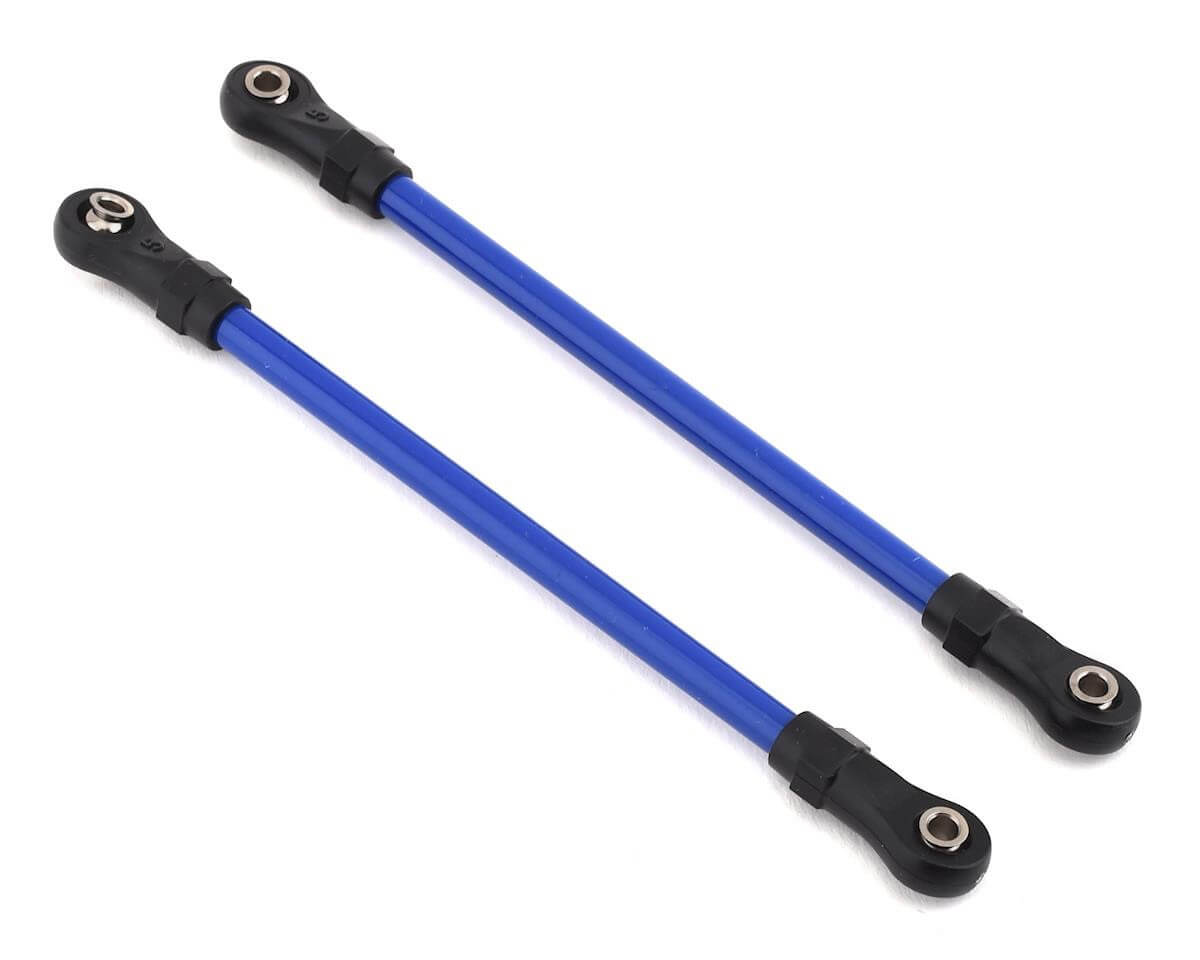 Biellettes de suspension avant inférieur acier bleue TRX-4 (x2) - Traxxas 8143X - Breizh Modélisme.