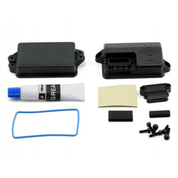 Boitier de réception complet + mousse adhesive - Traxxas 3628 - Breizh Modélisme.