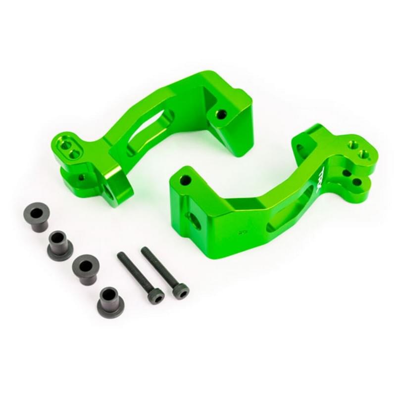 Etrier de fusées G/D (x2) Alu anodisé vert - Traxxas 9532G - Breizh Modélisme.