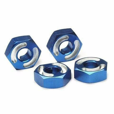 Hexagones de roues Alu 14mm + goupilles - Traxxas 4954X - Breizh Modélisme.