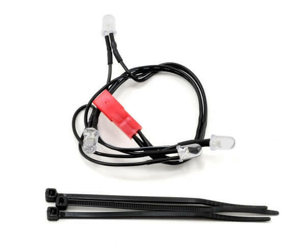 Kit lumière (partie avant) 4 diodes claires Summit - Traxxas TRX5689 - Breizh Modélisme.