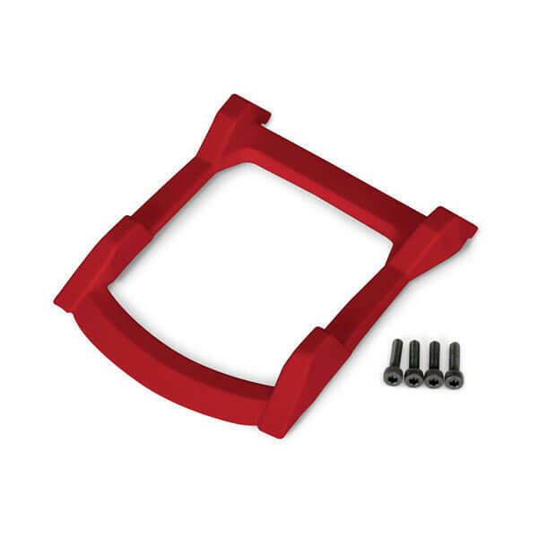 Plaque de protection toit rouge Rustler 4x4 VXL - Traxxas 6728R - Breizh Modélisme.