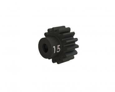 Traxxas 3945X Pignon moteur  acier 32dp 15 dts renforcé - Breizh Modélisme.
