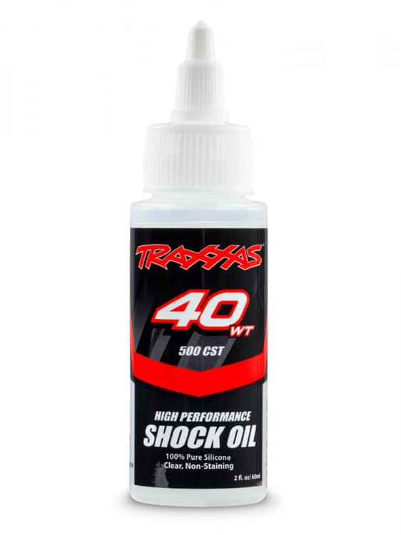 Traxxas 5033 Huile silicone Amortisseurs 40WT 500 cst 60cc - Breizh Modélisme.