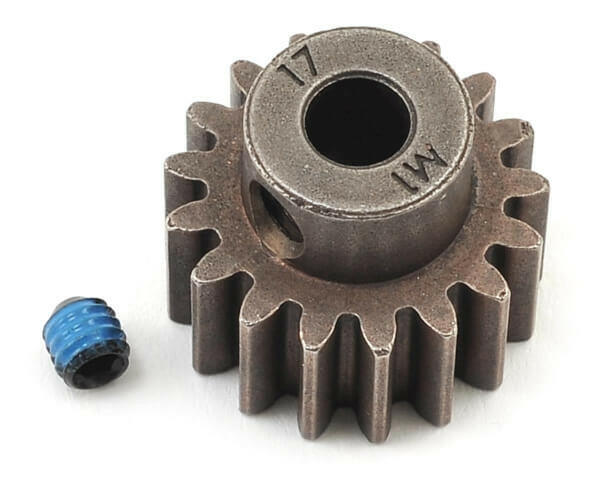 Traxxas 6490X Pignon moteur 17 dts - M1.0 - 5 mm - Breizh Modélisme.