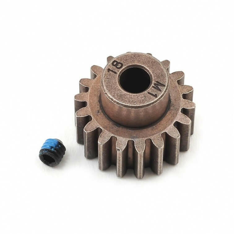Traxxas 6491X Pignon 18 dents - M1.0 - 5mm - Breizh Modélisme.