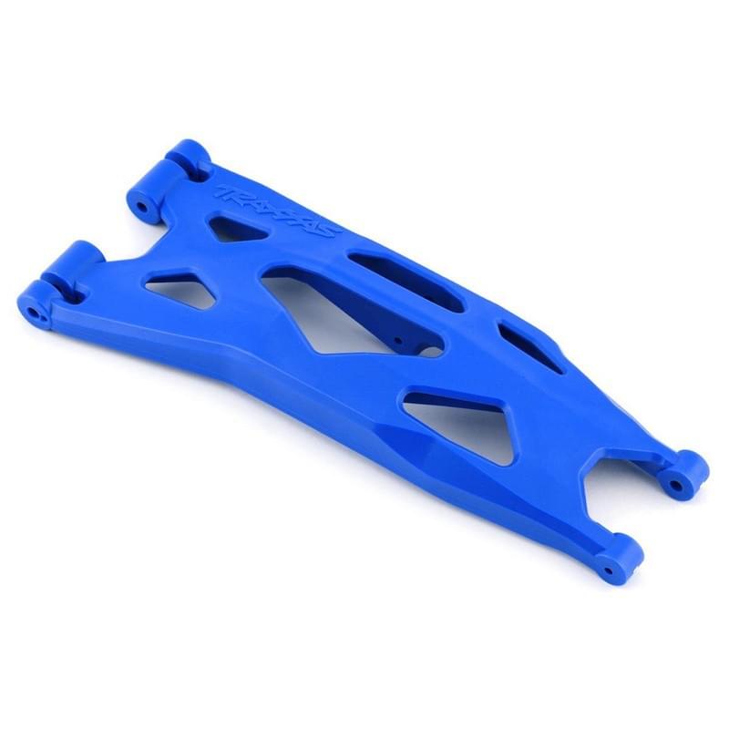 Triangle inférieur gauche Traxxas bleu pour Wide XMaxx - Traxxas 7894X - Breizh Modélisme.