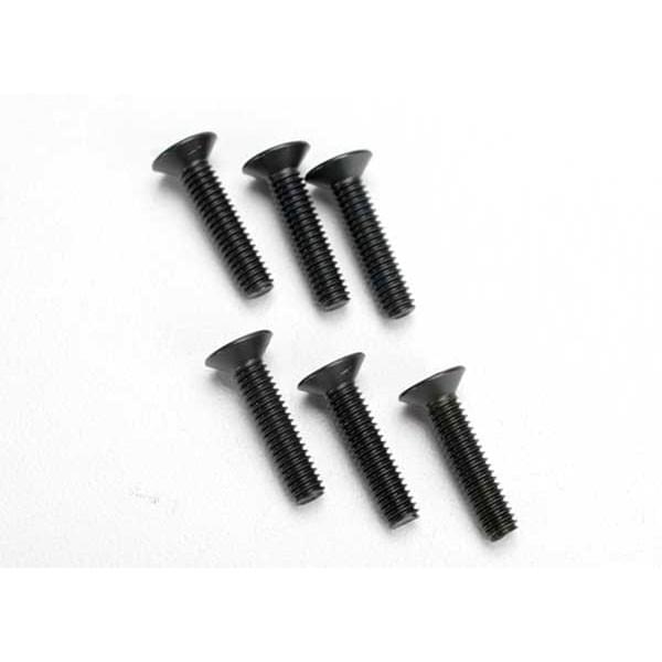 Vis tête fraisée 4x18mm (6) - 2547 - Breizh Modélisme.