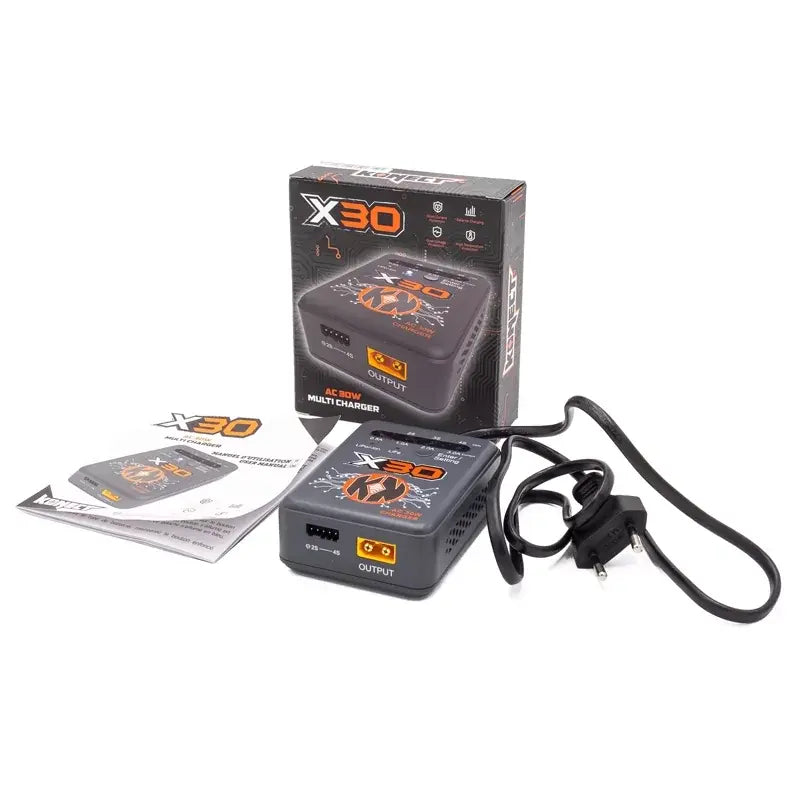 Chargeur multifonction LiPo/ Li ion/ LiFe 30W - prise XT60