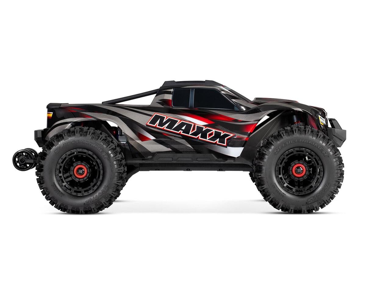 Combo Traxxas Wide-MAXX 4S rouge 1/10 - 89086-4 - Breizh Modélisme.