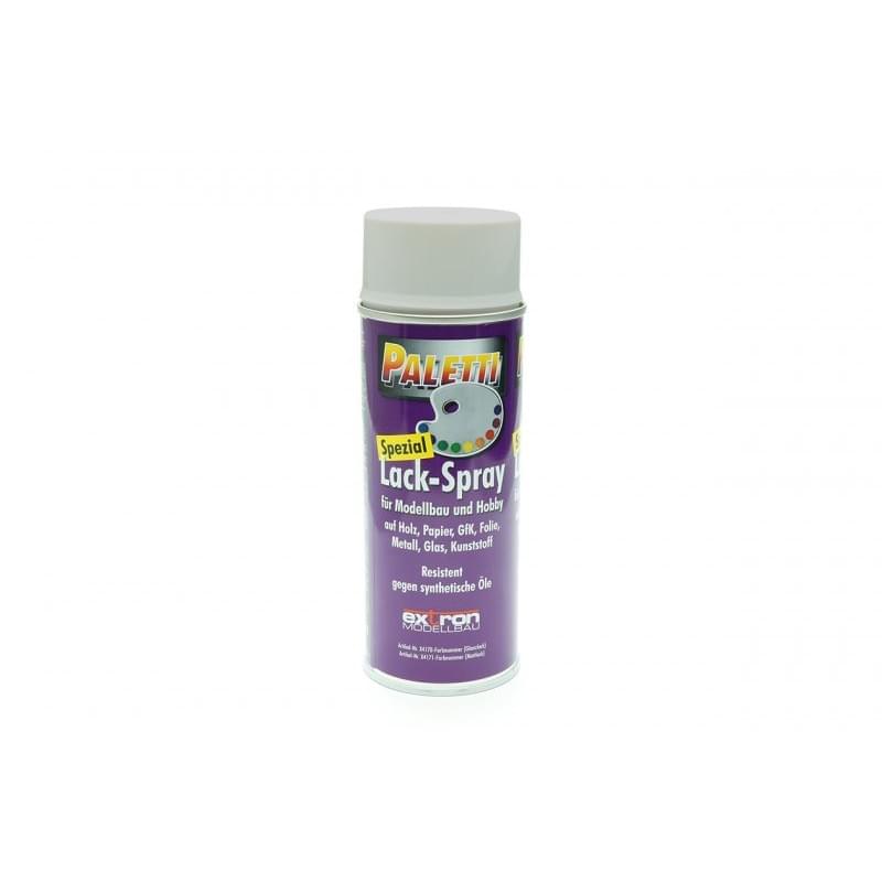 Peinture aérosol brillant gris argenté 400ml Paletti - RAL7001