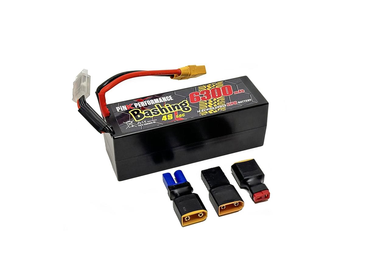 Batterie lipo 4S Bashing 14,8V 6300mAh 50C - PP3-4S6300-M