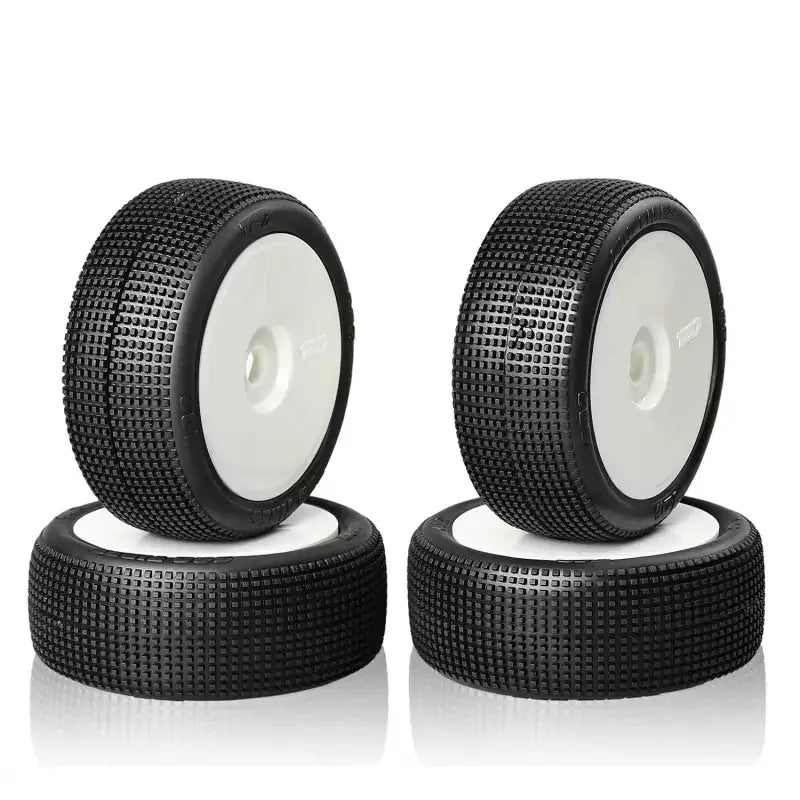 Pneus TZO 402 collé sur jante Blanche ULTRA SOFT (x4) - TZ402US-W