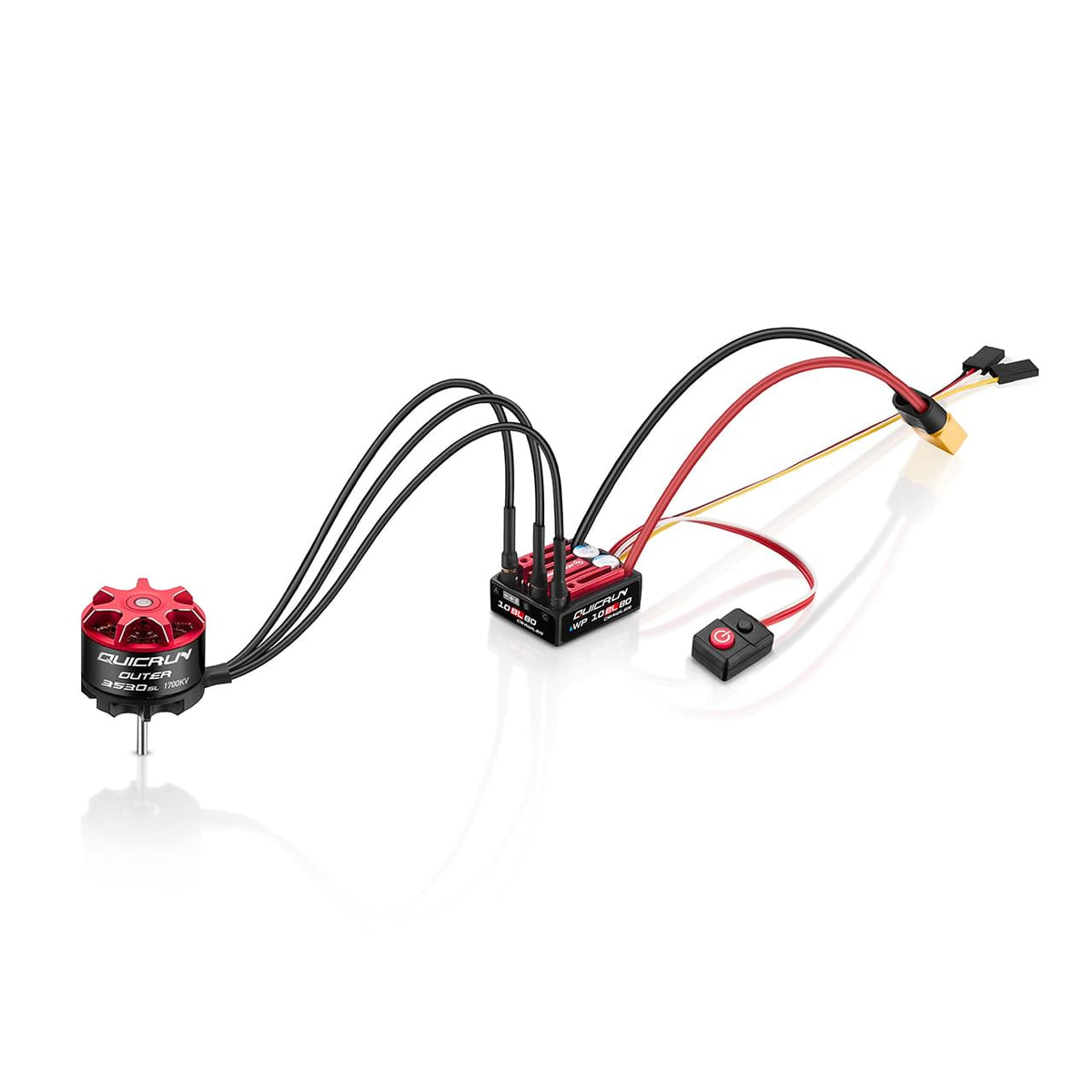Contrôleur brushless Hobbywing QuicRun WP10BL80-G2 80A BEC 5A - HW30108002