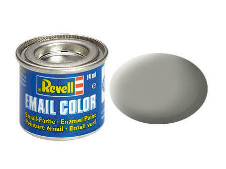 Peinture Gris clair mat - Revell 32175 - RAL 7030 (N°75) - Breizh Modélisme.