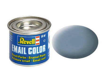 Peinture Gris mat - Revell 32157 - RAL 7000 (N°57) - Breizh Modélisme.