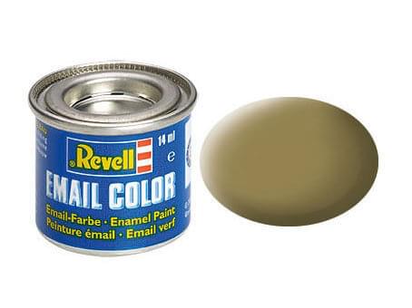 Peinture Kaki mat - Revell 32186 - RAL 7008 (N°86) - Breizh Modélisme.