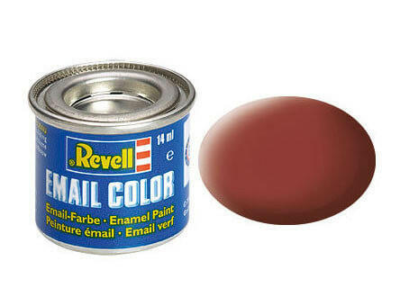 Peinture Rouge brique mat - Revell 32137 - RAL 3009 (N°37) - Breizh Modélisme.