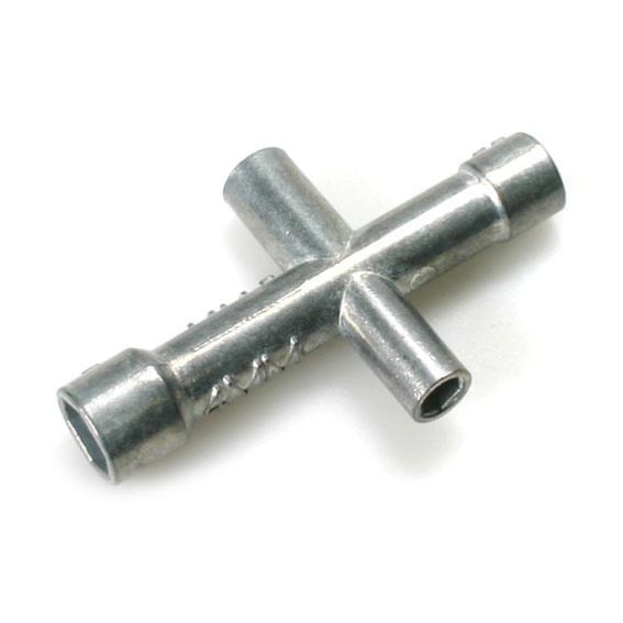 Clé pour écrous de roue (4mm, 5mm, 5.5mm, 7mm) - RA50372 - Breizh Modélisme.