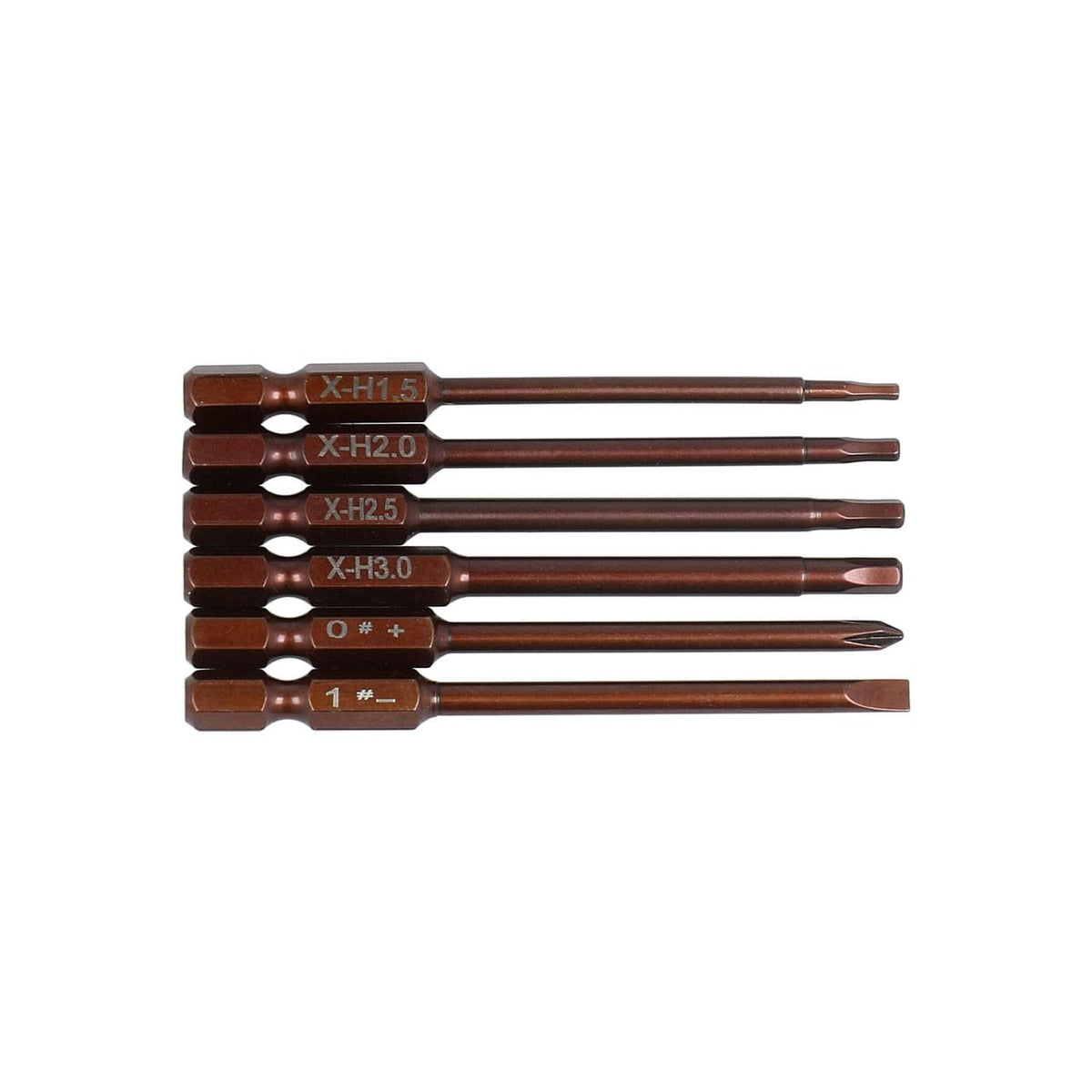 Kit de Tournevis hexagonal, plat et cruciforme 6 en 1 - Breizh Modélisme.