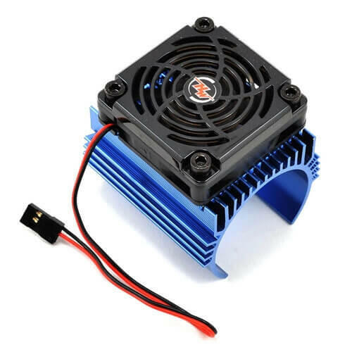 Radiateur + ventilateur 1/8 Hobbywing 86080130 (moteur 44mm) - Breizh Modélisme.