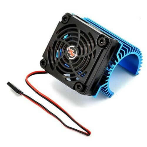 Radiateur + ventilateur moteur 540 Hobbywing 86080120 (moteur 36mm) - Breizh Modélisme.