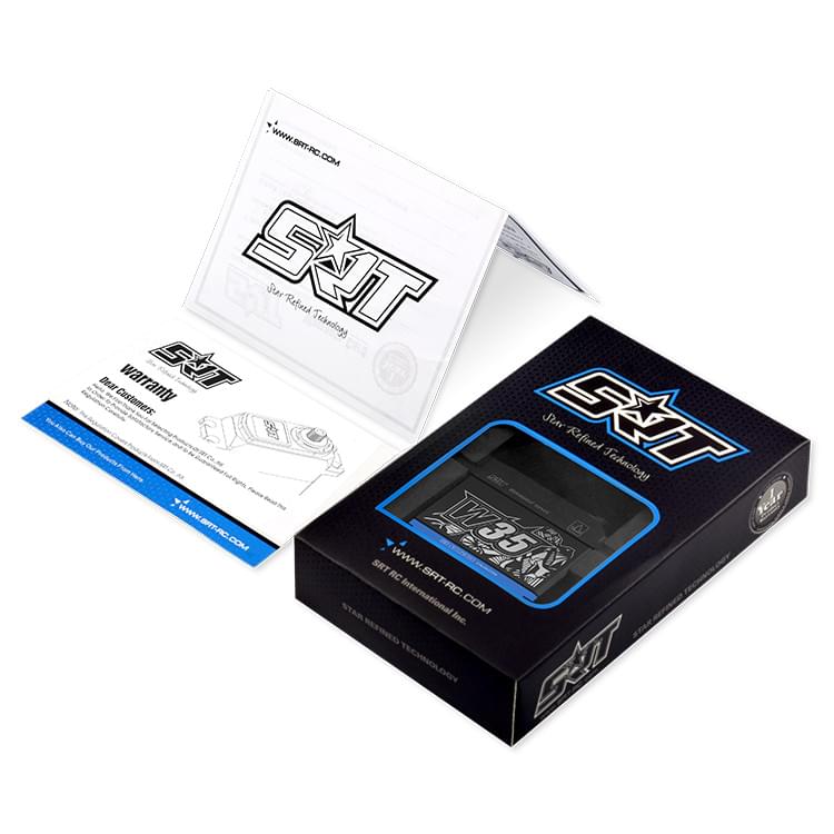 Servo de direction Waterproof W35 SRT 35.0kg/0.10sec 8,4V - Breizh Modélisme.